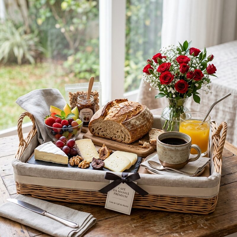 Cesta de Café da Manhã Premium